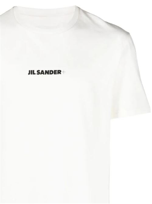 T-shirt in cotone con stampa logo Jil Sander | J47GC0122J20103102